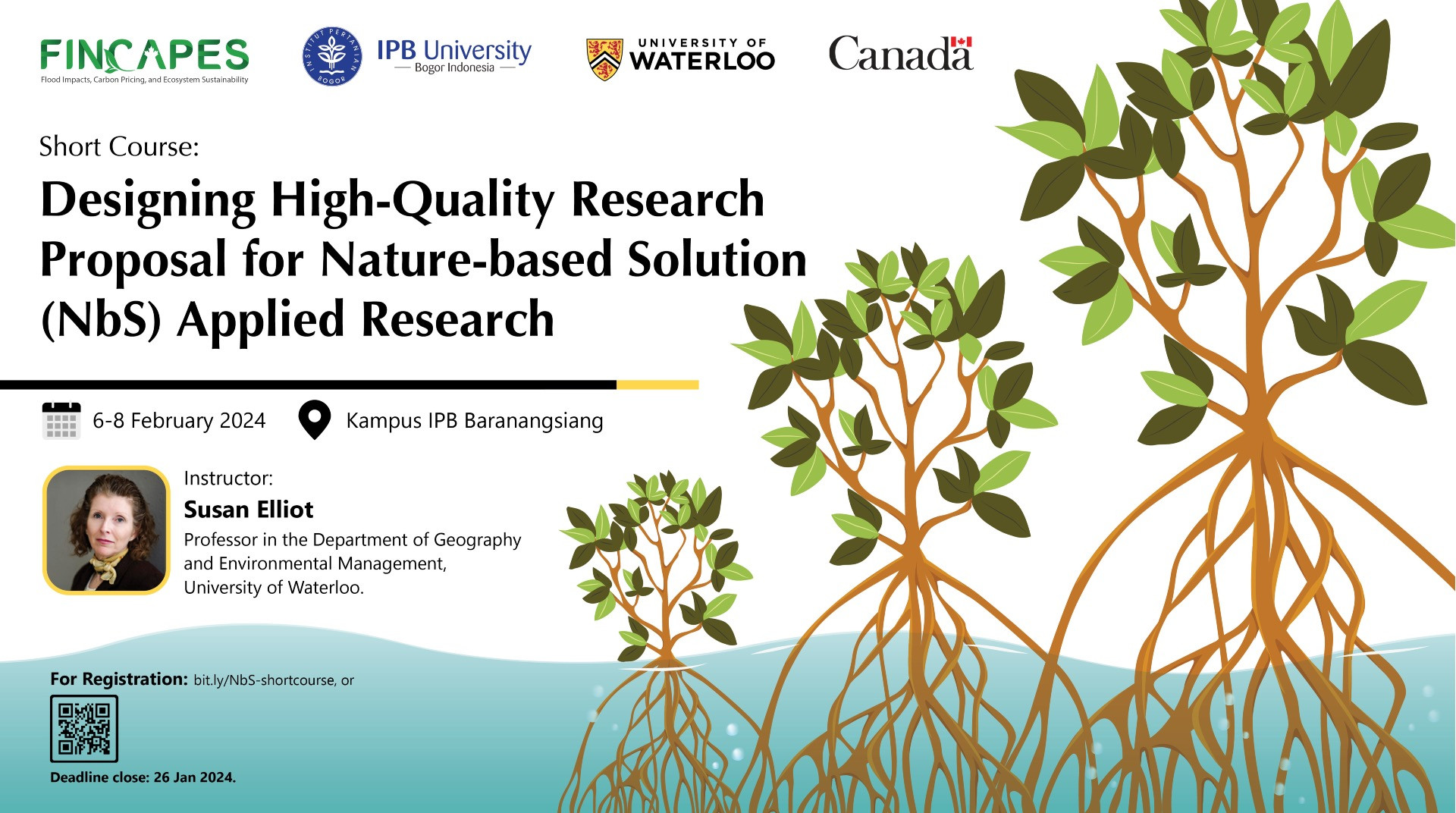 FINCAPES Short Course on Designing a High-Quality Research Proposal for NbS Applied Research