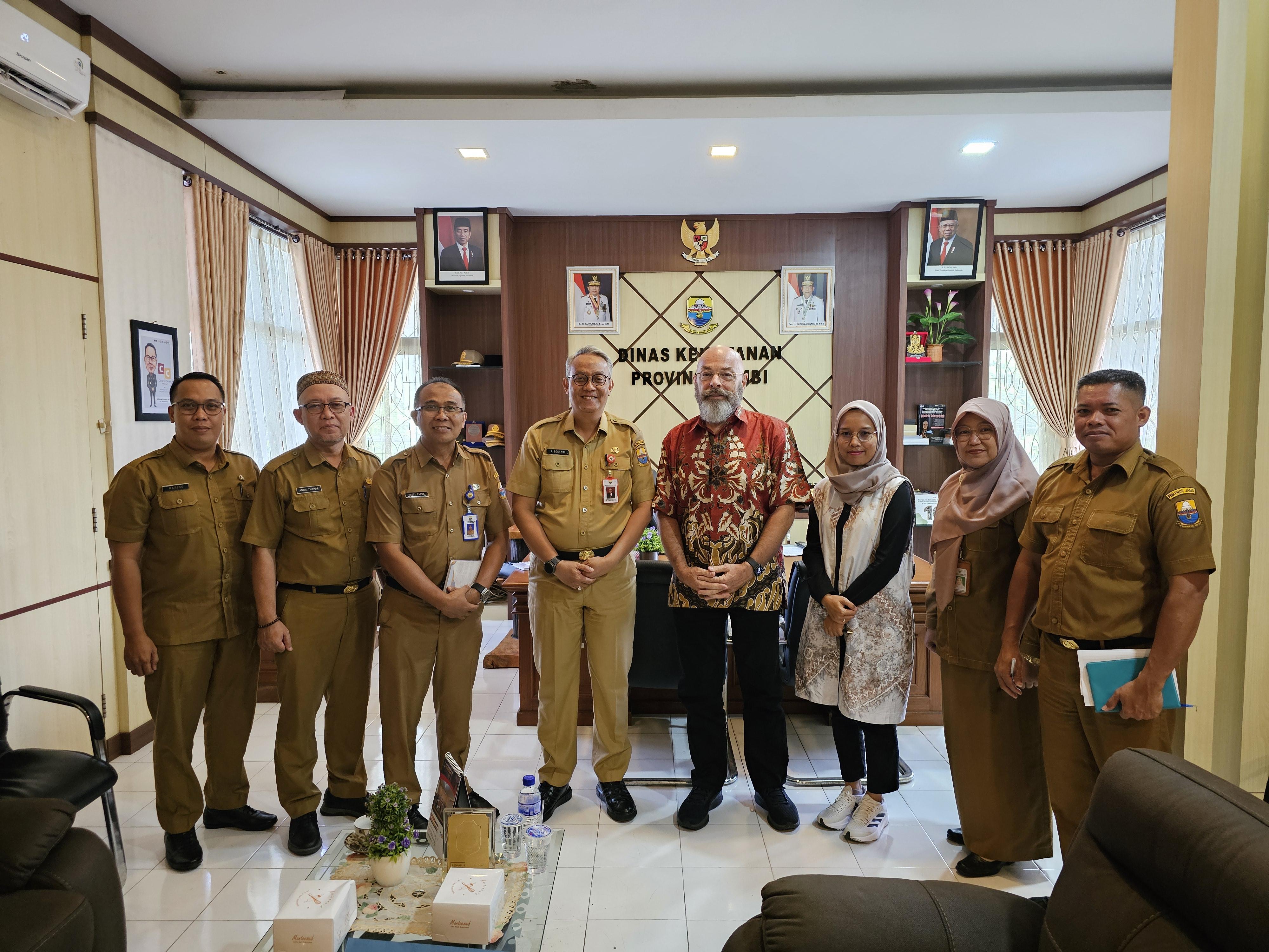 FINCAPES Team Engages with Jambi Provincial Forestry Office for Peatland Restoration Effort