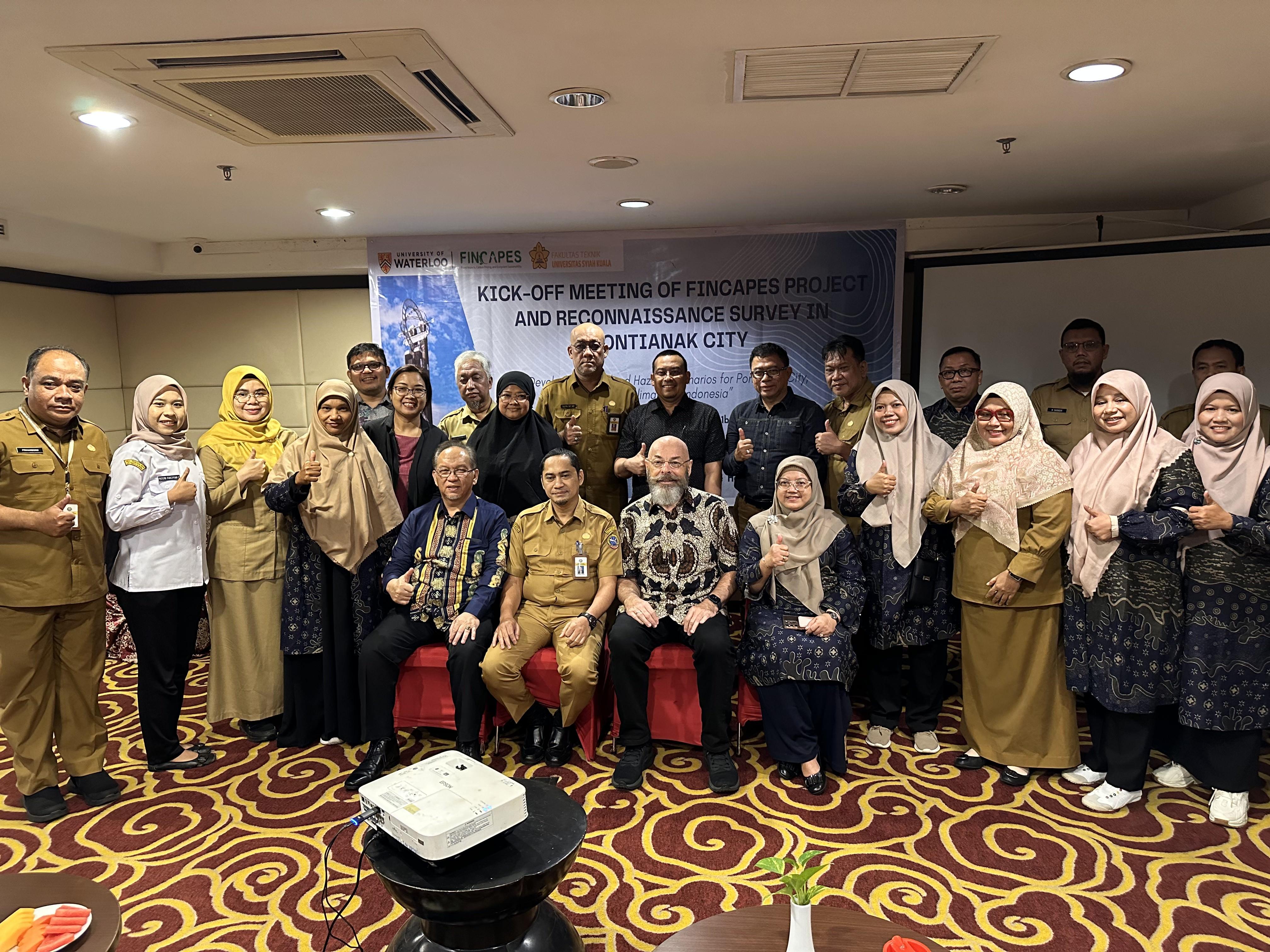 Kick-Off Meeting for the FINCAPES Project to Address Flood Threats in Pontianak City