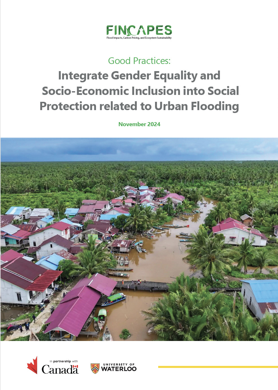 Integrate Gender Equality and Socio-Economic Inclusion into Social Protection related to Urban Flooding