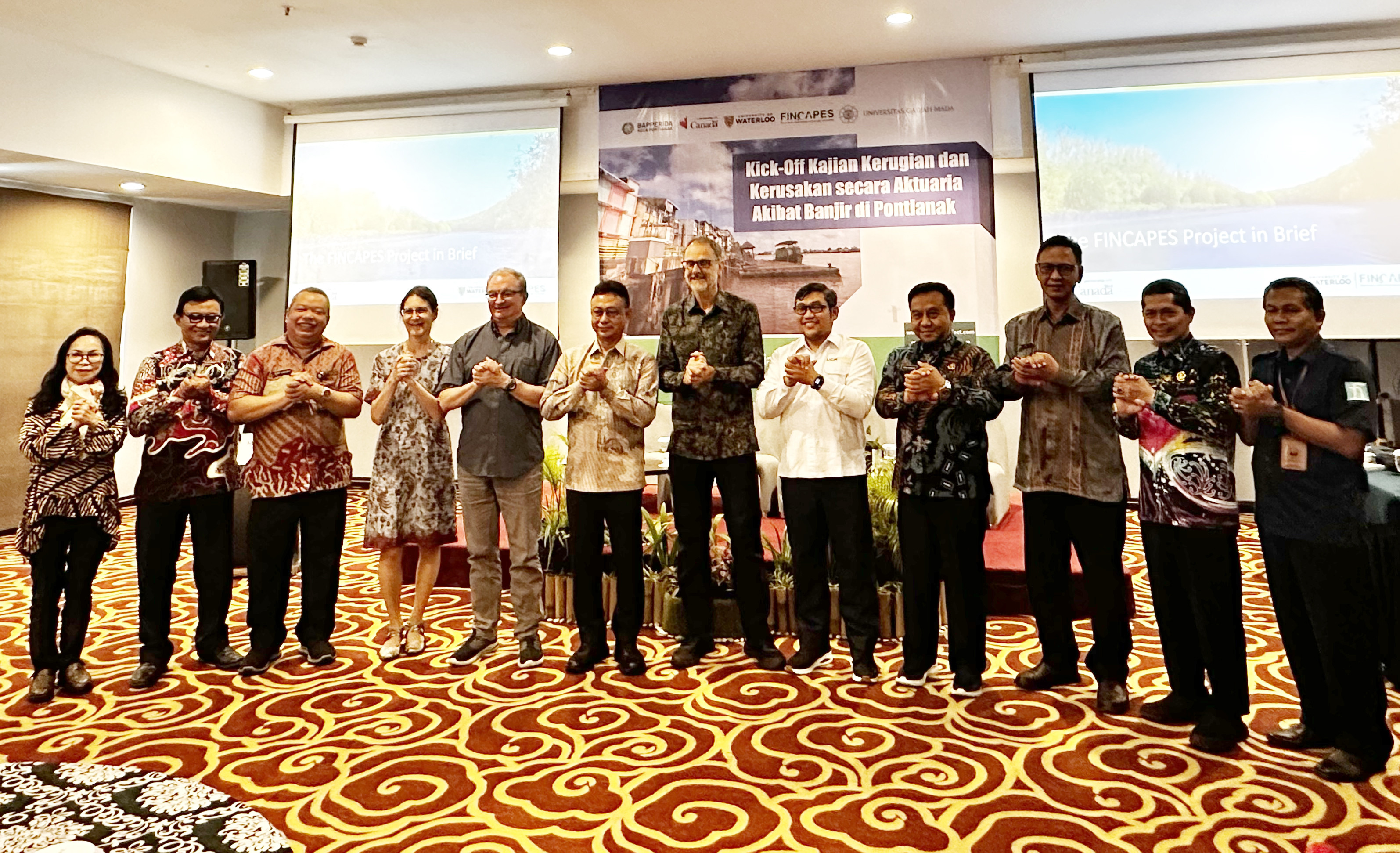FINCAPES Advances Flood Risk Governance in Pontianak with Actuarial Loss and Damage Study