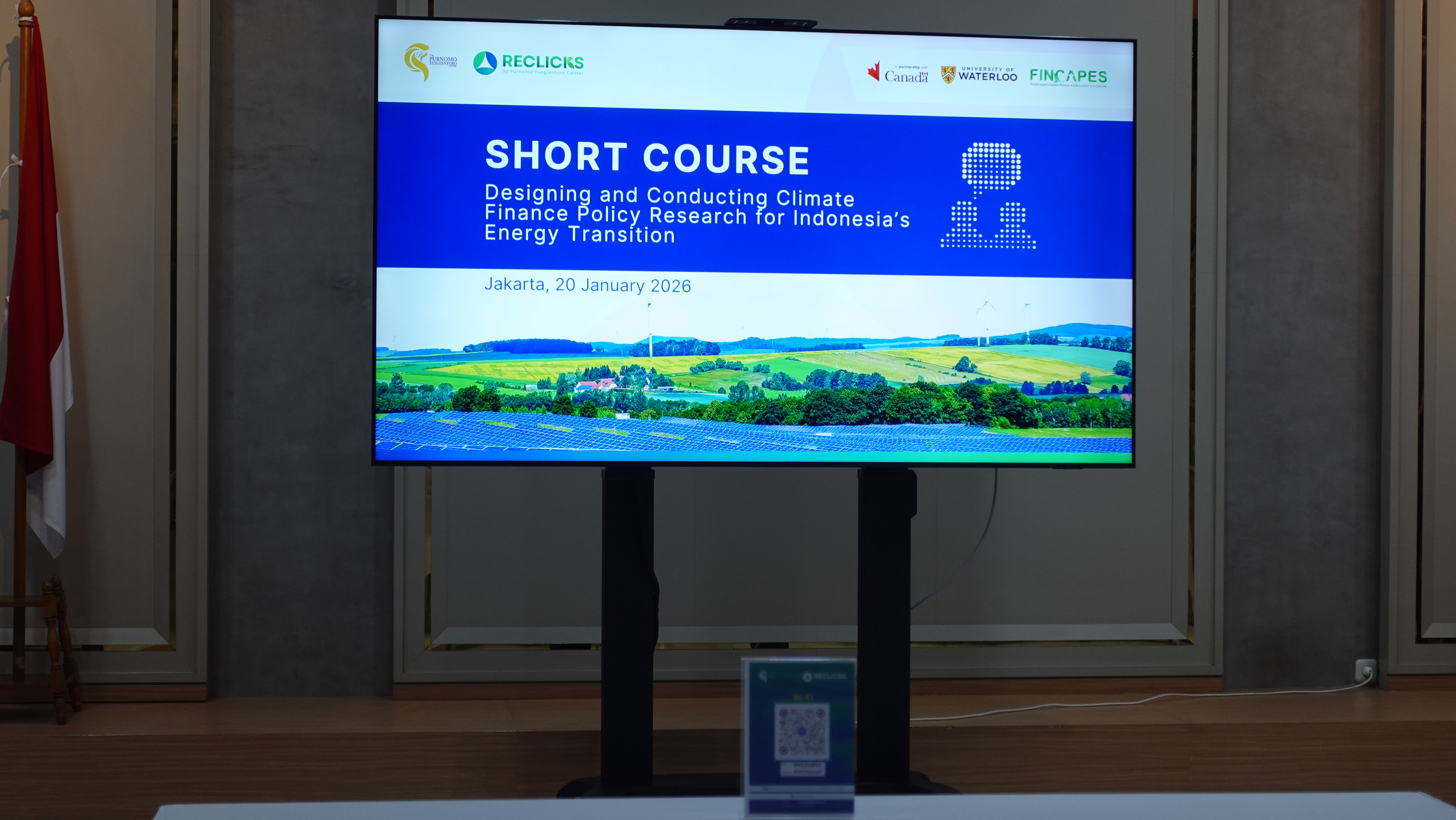 Strengthening Climate Finance Policy Research for Indonesia's Energy Transition